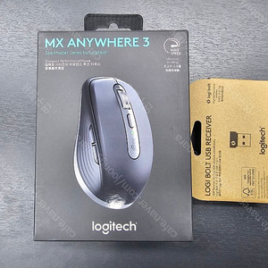 [미개봉] 로지텍 Logitech MX Anywhere 3s 마우스 + 볼트 수신기 판매합니다.