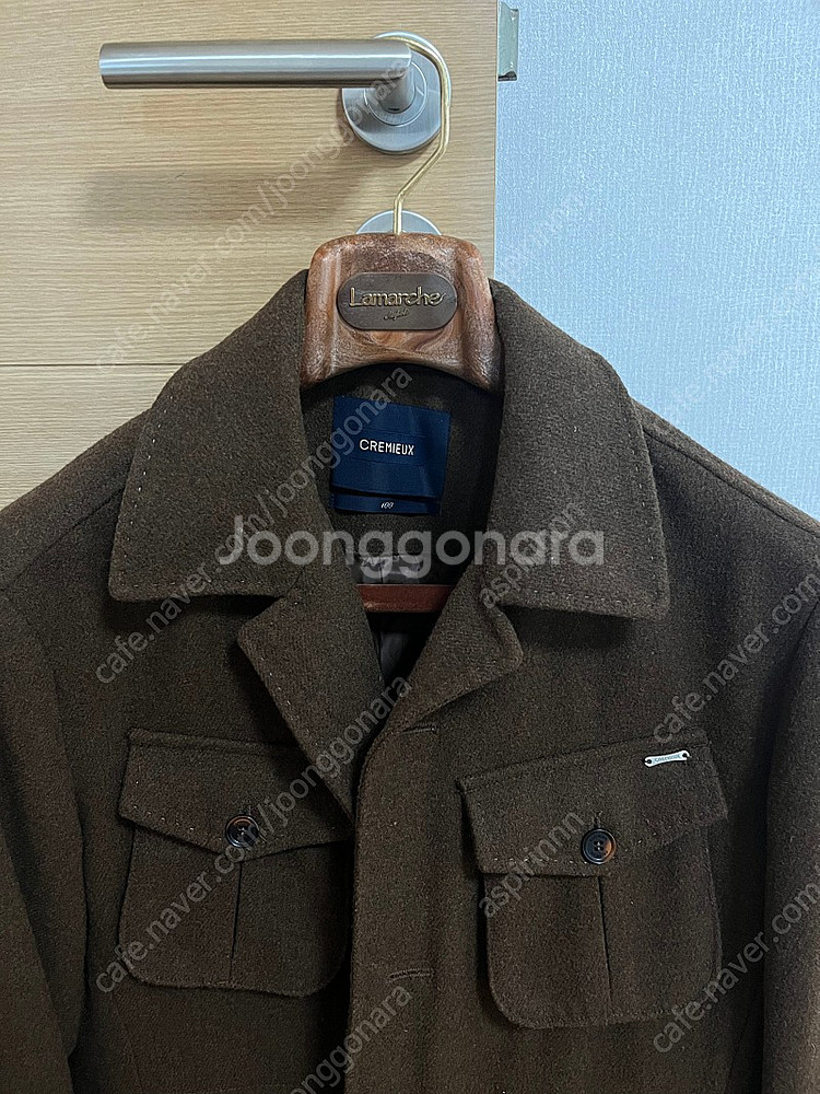 다니엘크레뮤 브라운 울 자켓 100--1