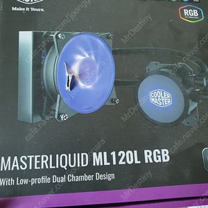 쿨러마스터 MasterLiquid ML120L RGB 1열수냉쿨러