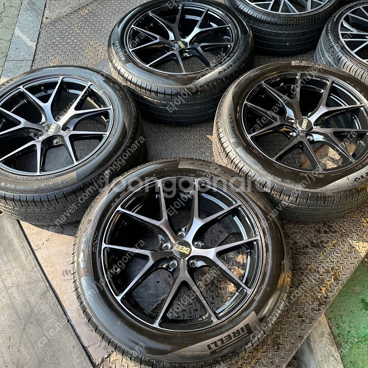 (판매)19인치 BBS CIR 블랙클리어 신품휠타이어 ...--0