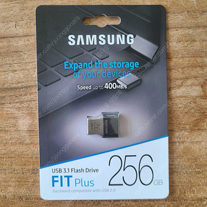 (미개봉새상품)삼성정품 3.1 FIT Plus USB메모리 256GB판매합니다.
