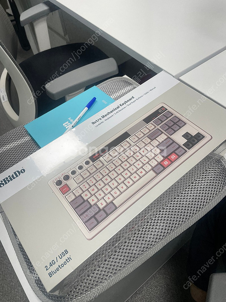 8bitdo 기계식 키보드 그레이 (미개봉) - 가격내...--1