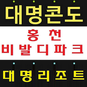 비발디파크 대명리조트 콘도 1월20일 양도합니다