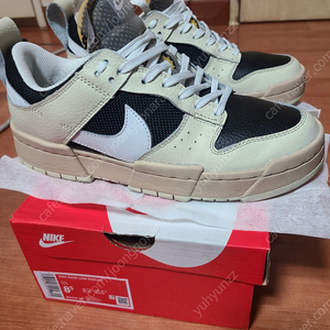 나이키 덩크로우 디스럽트 페일아이보리 우먼스 Nike Dunk Low Disrupt 8.5=265mm