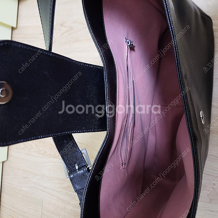 미닛뮤트 바톤백 라지 캐비어 블랙--4