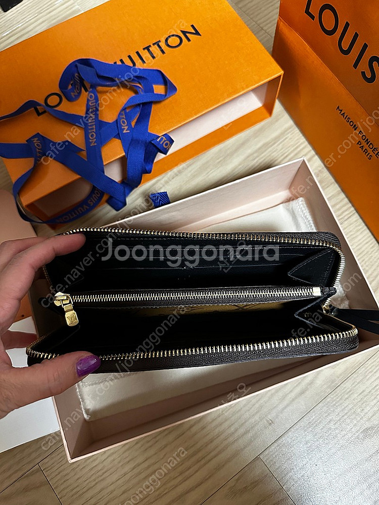 루이비통 클레망스 월릿 장지갑 정품--3