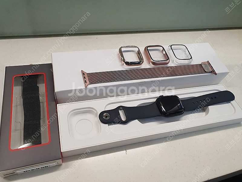 애플워치8 미드나잇 알루미늄41mm+(서비스) 팝니다--0