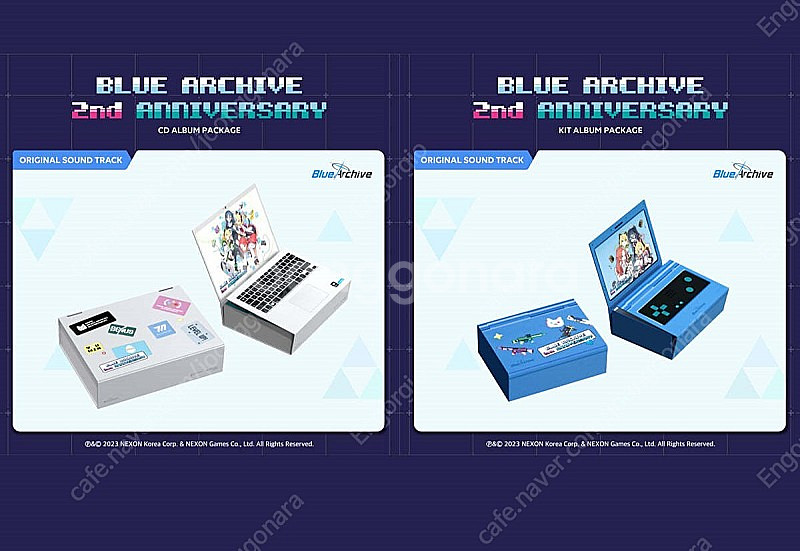 블루 아카이브 2주년 기념 OST CD + KIT 앨범 패키지 (BLUE ARCHIVE 2nd ANNIVERSARY...--0