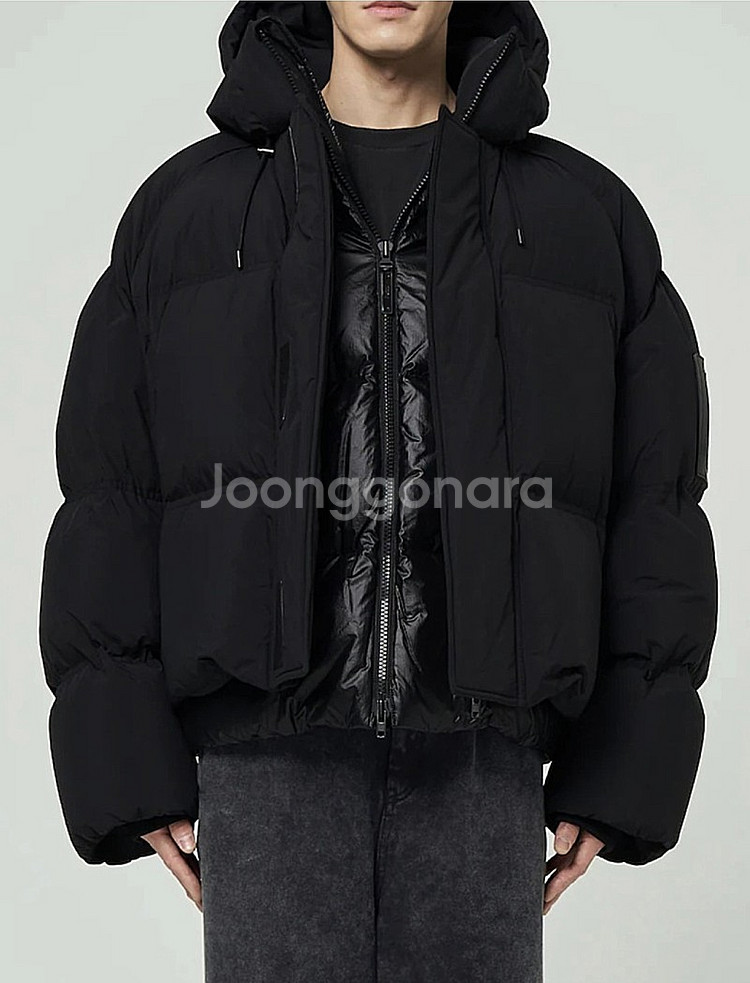 JUUN J 준지 23FW 209만 레이어드 패딩--4