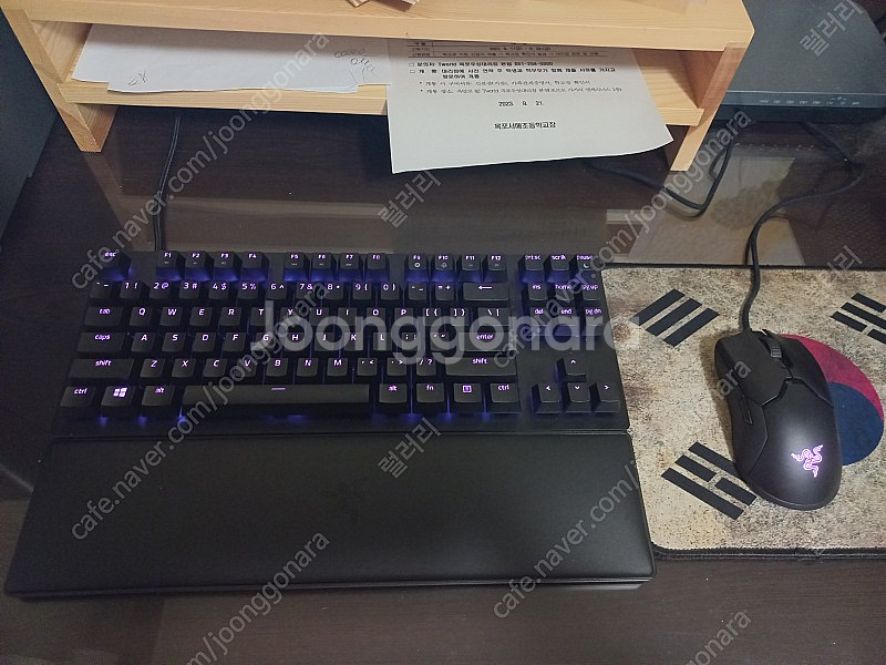 레이저 헌츠맨v2 키보드, 바이퍼 8k 유선 마우스 일...--4