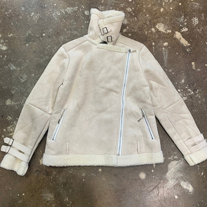 66-77) 새제품 zara 자라 무스탕 자켓 라이더자켓 코스 cos 시스템