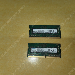 노트북 ddr4 4g 램 2개 일괄팝니다.