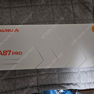 다얼유 A87PRO 유무선 기계식 키보드 텐키리스 영문각인 메카블루 스카이V3축 미개봉신품판매