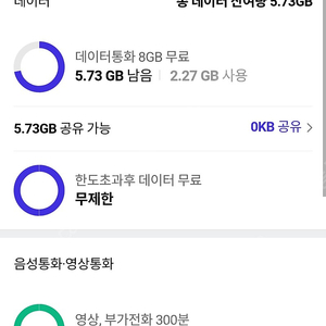 SKT 데이터 1기가 2500원, 2기가 5000원, SK 데이터 1GB 2500원, 2GB 5000원