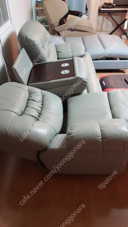 시트앤모어 이태리통가죽 모션카우치 모션베드--2