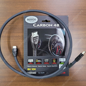 오디오퀘스트(audioquest) HDMI 케이블 CARBON 48