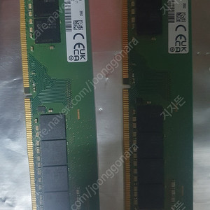 삼성 램 DDR4 16G 2666 *2 팝니다.