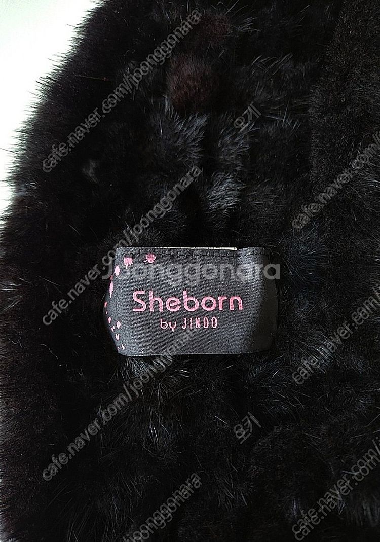 진도모피 진도천연밍크모피 방울 목도리 머플러 팔아요--6