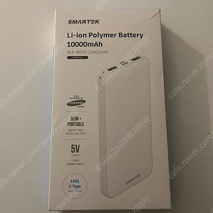 스마텍 보조배터리 10000mAh STPB-SL1 smartek Li-ion Polymer battery