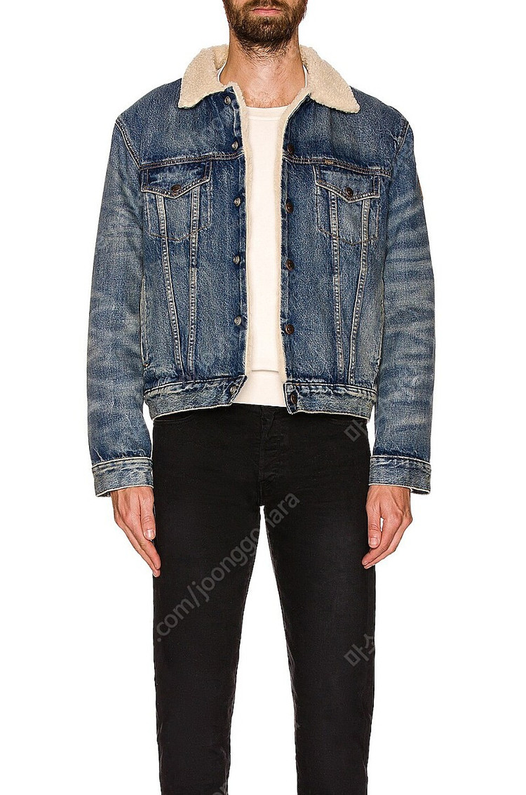 폴로 랄프로렌 청자켓 양털 트러커 데님 미사용 새상품 이미지