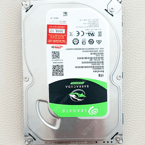 HDD 드라이브 Seagate 1TB Barracuda ST1000DM010 (SATA3/7200/64M)