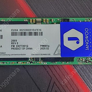 삼성전자 PM981A 500GB(벌크) 4만원