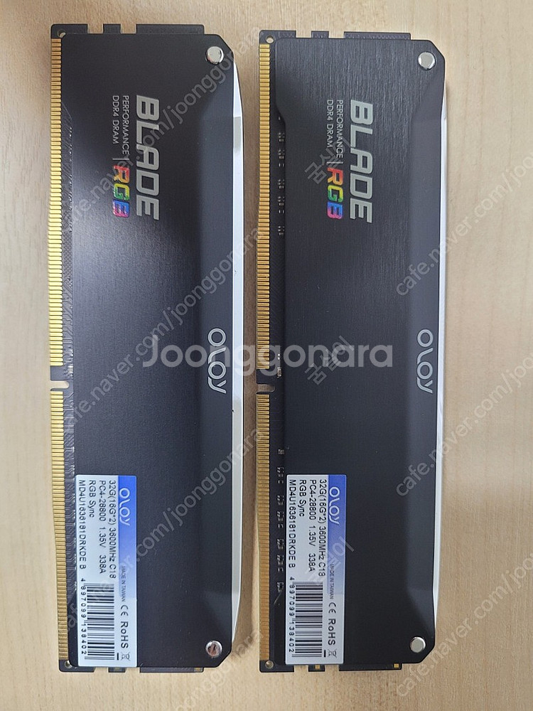 oloy ddr4 3600 32g | CPU/메인보드 | 중고나라