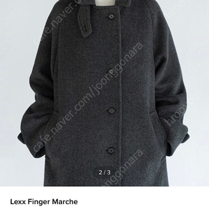 LFM oversized raglan coat