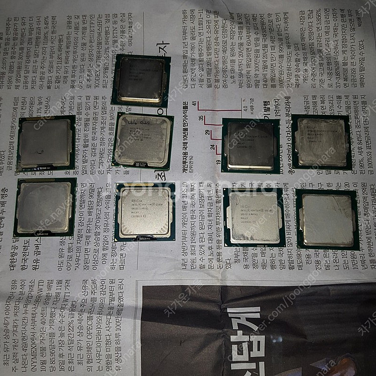 택배가능 샌디브릿지i3 2개 하스웰팬티엄4개--0