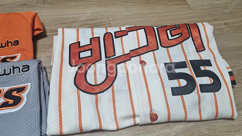 빙그레 이글스 55 정민철 유니폼--3