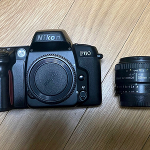 니콘 F60 필름카메라 와 AF Nikkor 50mm 1.8D 렌즈