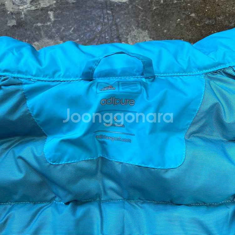 S) 아디다스 아디퓨어 골프 구스다운 패딩 점퍼 여성 골프웨어 골프 의류--4
