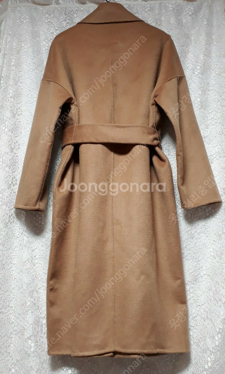 새상품 울90% 핸드메이드 롱코트--1