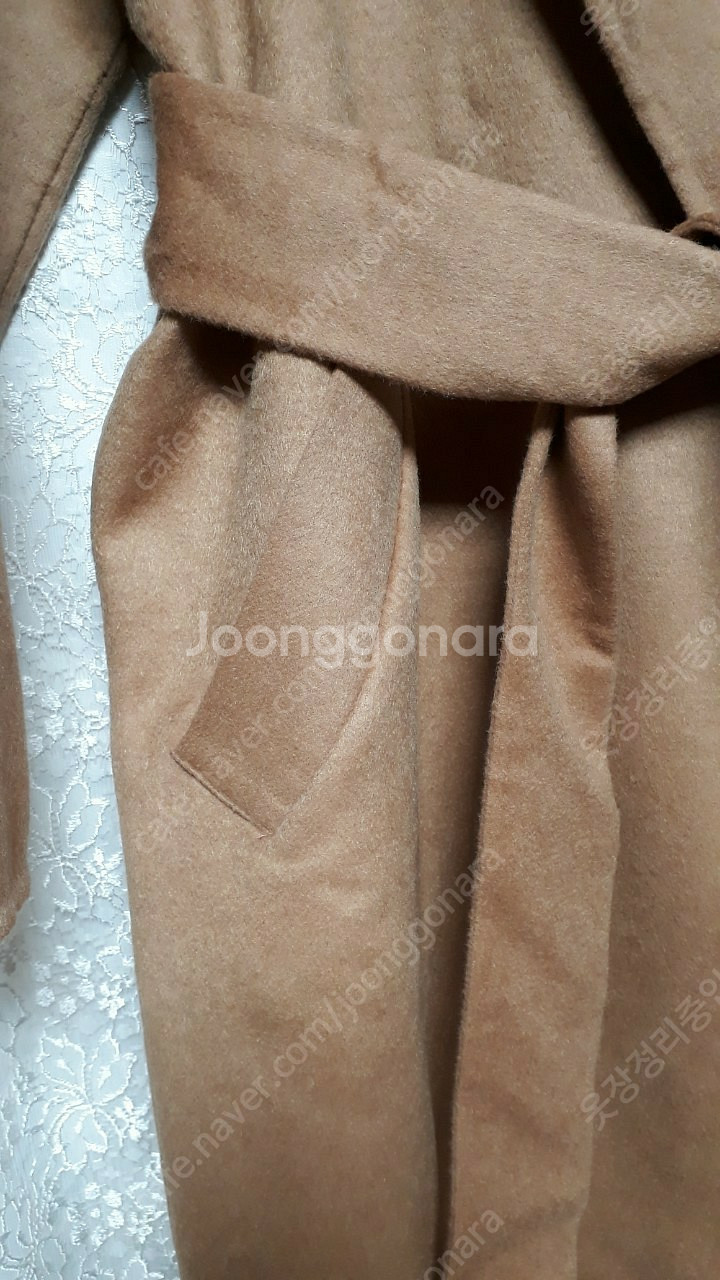 새상품 울90% 핸드메이드 롱코트--2