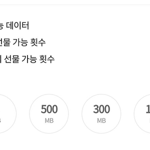 skt 데이터 2기가 선물하기 팝니다 일괄 2500원