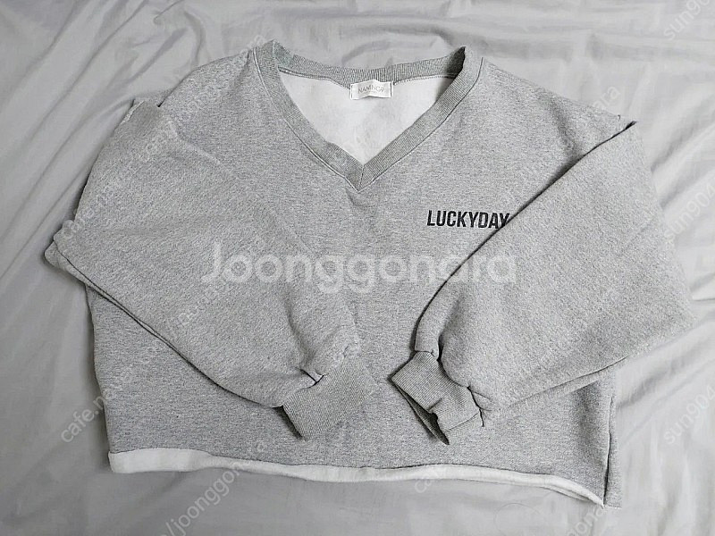 여성 크롭 기모 맨투맨 55~66 겨울티셔츠 트레이닝상의--0