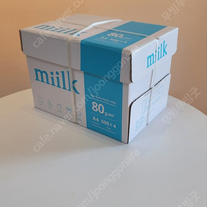 MILK A4용지 80g 1박스 2000매 판매합니다