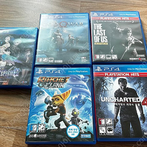 ps4게임 5장 일괄팝니다