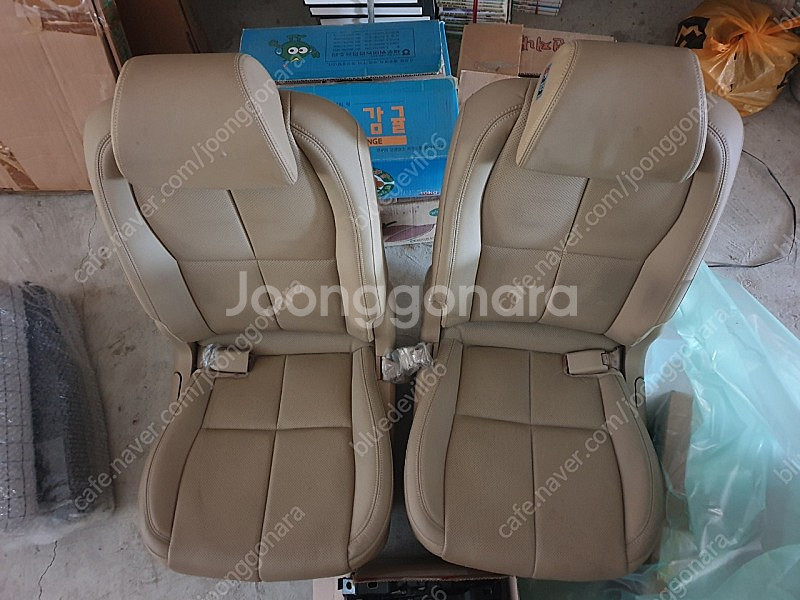 올뉴카니발 3열시트 베이지 레일뭉치포함--2