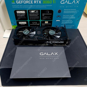 갤럭시 GALAX 지포스 RTX 3060Ti(AS 25년 7월 까지)