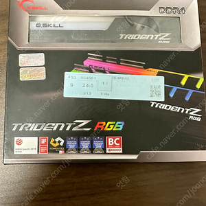 지스킬 DDR4 CL14 8GB * 2 트라이던트Z RGB 3200 서린정품 팝니다