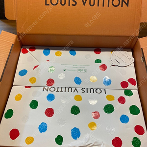 Louis Vuitton 루이비통 LV X YK 페인티드 도트 모노그램 스퀘어 90 M78282 (미개봉 새상품)