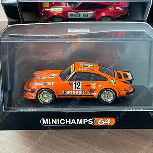 Minichamps 미니챔프 다이케스트 1/64 PORSCHE 934 Jagermeister #12 DRM 1976 Winner 1 of 5,040