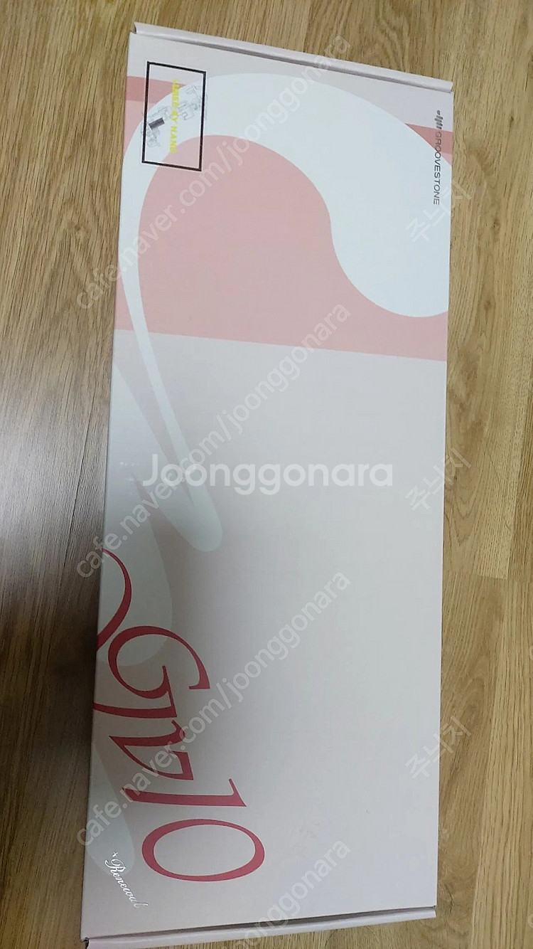 (미개봉 신제품 키보드)엠스톤 gv10 수제윤활 그린크레용 저소음코랄축 45g--1