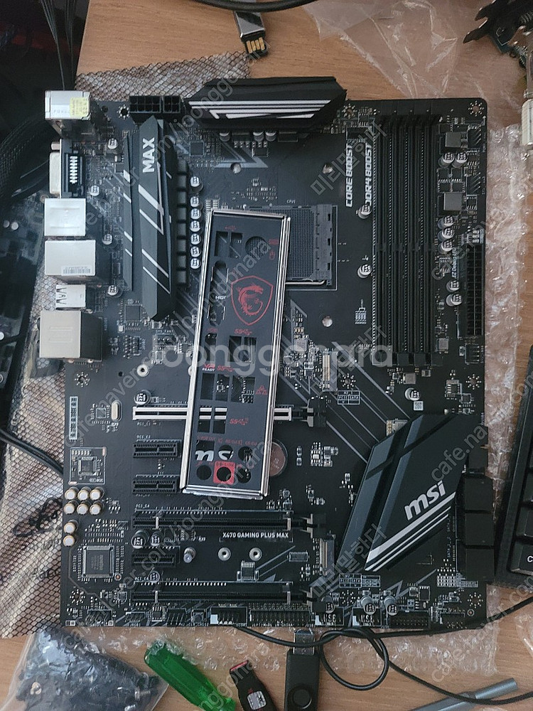 x470 gaming plus max 백패널있음 택포 ... | CPU/메인보드 | 중고나라