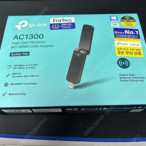 USB3.0 무선랜카드 티피링크 Archer T4U