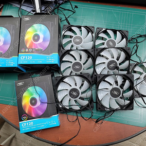 DEEPCOOL CF120 RGB 시스템 쿨러 7개 판매합니다.