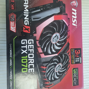 MSI GTX 1070 트윈프로져 판매합니다