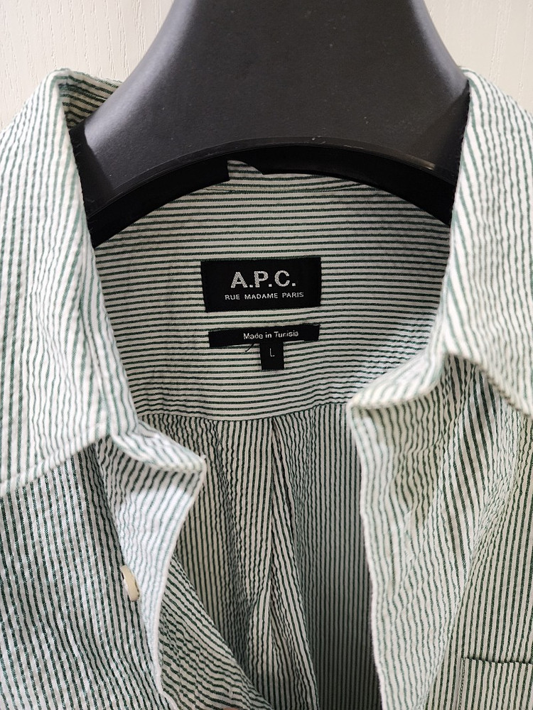 아페쎄 씨어서커 셔츠(APC)--1
