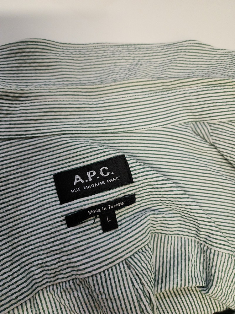 아페쎄 씨어서커 셔츠(APC)--3